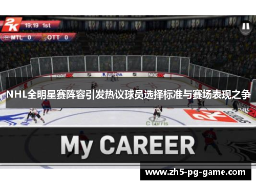 NHL全明星赛阵容引发热议球员选择标准与赛场表现之争