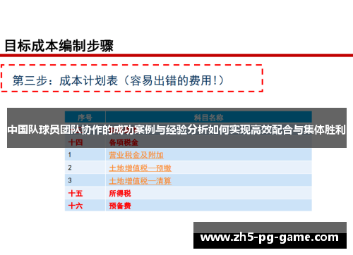 中国队球员团队协作的成功案例与经验分析如何实现高效配合与集体胜利