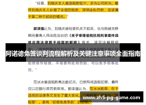 阿诺德免签谈判流程解析及关键注意事项全面指南
